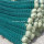 สีเขียวเข้มสีเคลือบ PVC Chain Link Fence